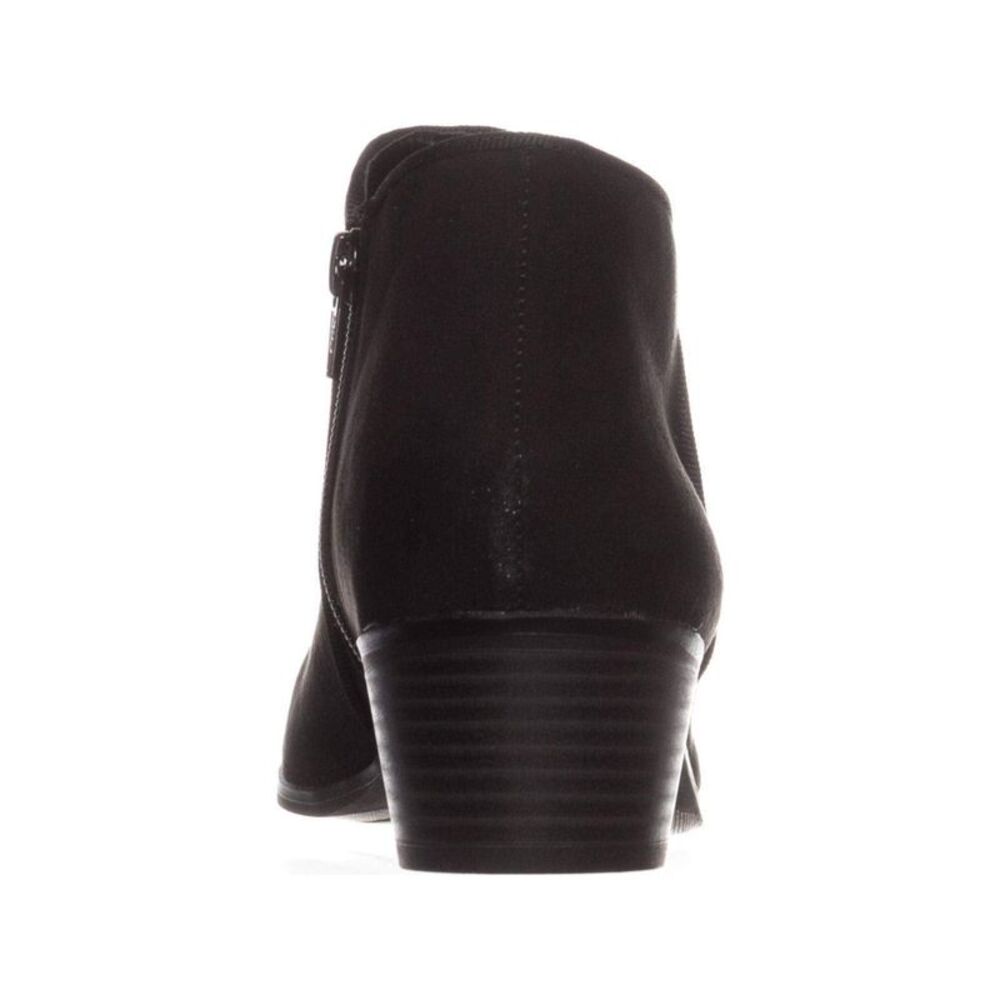 STYLE & COMPANY Womens Black Padded Wileyy Almond Toe Block Heel Booties 7 M - Picture 2 of 4